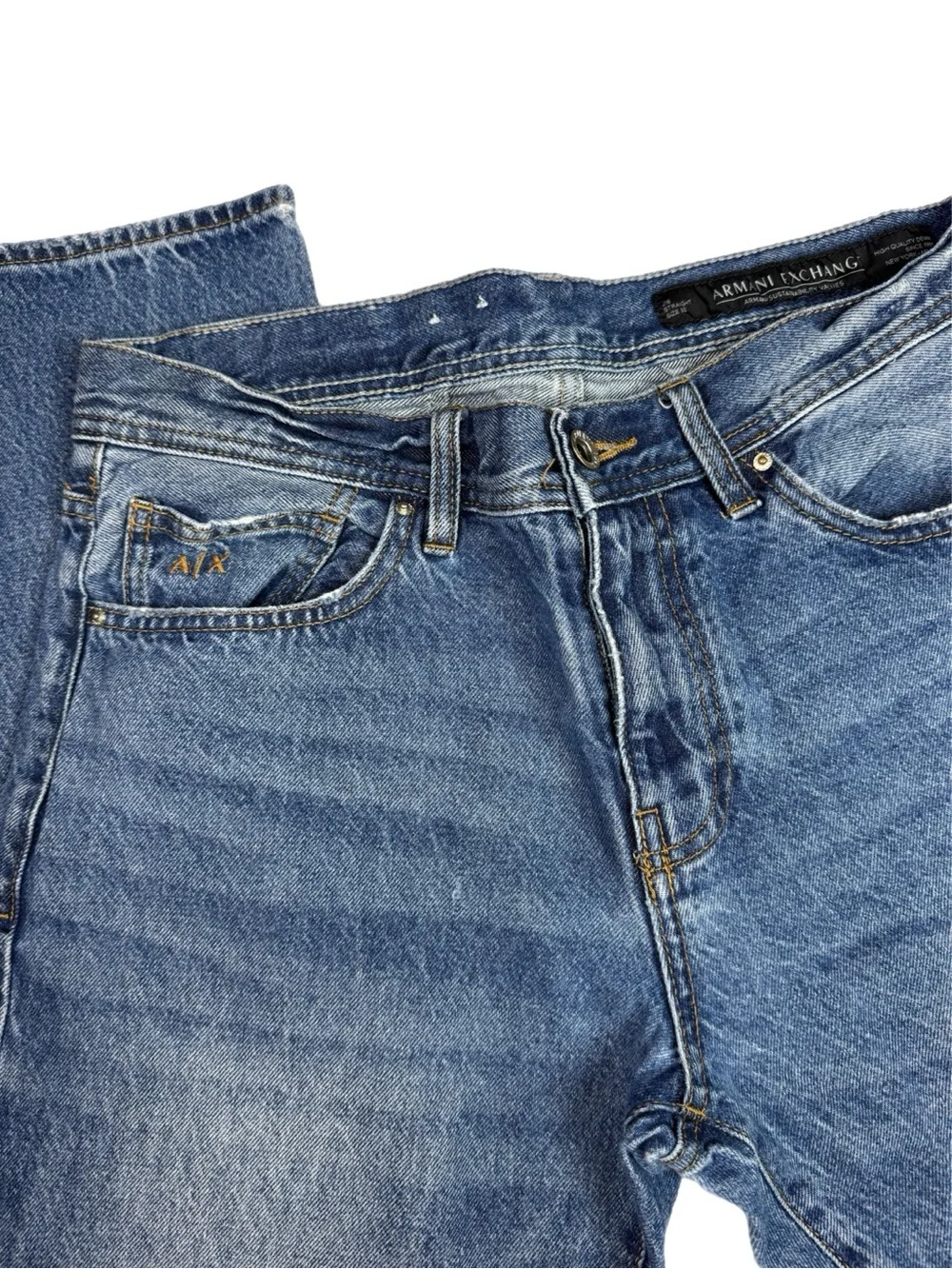 Armani Exchange straight cut jeans, standard wash size 32 - Picture 3 of 7
